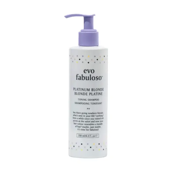 EVO Fabuloso Platinum Blonde Toning Shampoo 250ml